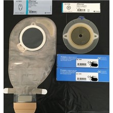 PremiumPort Şeffaf Ostomi Torbası 60 mm 30 Adet, Adaptör 10 Adet ve Pasta 60 gr 2 Adet
