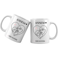 Liya Gift Collection Anneler Günü Için Farklı Hediye – Isim Yazılı Kupa
