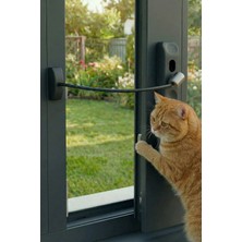 Özgürce Çelik Halatlı Çocuk Güvenlik Kilidi, Pencere Emniyet Seti, Antrasit Renk