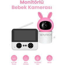 Özgürce Ekranlı Bebek Kamerası, Gece Görüşlü, Hareketli, Telsiz, Sıcaklık Kontrolü
