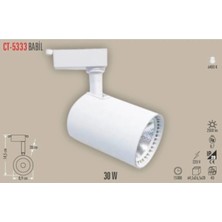 Mikasso 30W Babil Ray Tipi LED Armatür (Beyaz Kasa)(Beyaz)