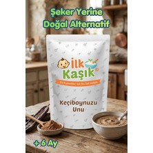 İlk Kaşık Keçiboynuzu Unu 100G +6 Ay Doğal Tatlandırıcı Katkısız Taş Değirmen Bebek Ek Gıda
