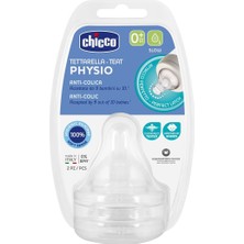 Renklime Chicco Wellbeing Silikon 2'li Biberon Emziği 0 Ay+