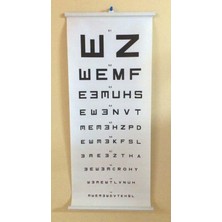 PremiumPort Yüksek Kaliteli Göz Eşeli Işıksız Snellen Eşeli, Güvenilir ve Konforlu Kullanım