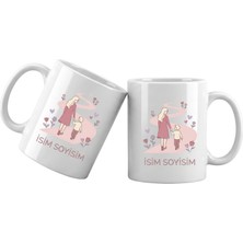 Liya Gift Collection Anneye Şık Kupa Bardak – Kişiye Özel Isim Yazılı