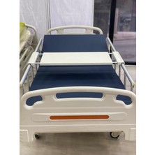 PremiumPort Demirli ve Tabanca Korkuluklu Hasta Karyolası Uyumlu Ayaksız Yemek Tablası