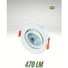 Mikasso Beyaz Renk 7W Extra Enerji Tasaruflu Banyo Mobilya Dolabı/asma Tavan Spotu 420 Lm