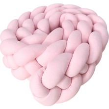 Özgürce 400 cm 4örgü Toz Pembe Beşik Kenar Koruyucu