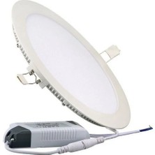 Mikasso Cata Ultra Ince 6W Slim Sıva Altı Yuvarlak LED Panel Spot Yüksek Lümen 6500K Beyaz Işık