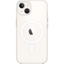 Iphone 15 Kılıf Pc Real Magsafe Kapak - Şeffaf