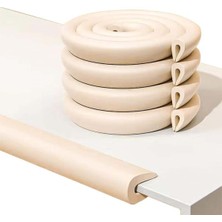 Özgürce 2 Metre Bebek Güvenlik Kenar Koruyucu Sünger Şerit ve 3m Bant Krem