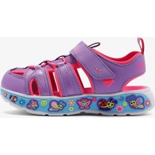 Skechers Play Scene Splash - Cute Crew Küçük Kız Çocuk Mor Sandalet 303162N Lvmt