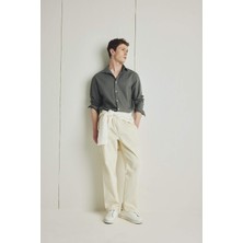 DeFacto Bol Rahat Kesim Wide Leg Yazlık Keten Pantolon C2727AX25SP