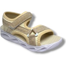 Arzen Bebe 223-26 Simli Cırtlı Anatomik Kız Çocuk Sandalet 31-35