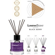 Lumena Scent Black Berry Oda Kokusu Cam Malzemeden Çok Amaçlı 1 Parça Şık Tasarım