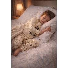 Aden Kids %100 Pamuk Çocuk Uzun Kollu Ince Pijama Takımı