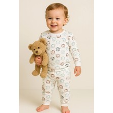 Aden Kids %100 Pamuk Çocuk Alt Üst Pijama Takımı