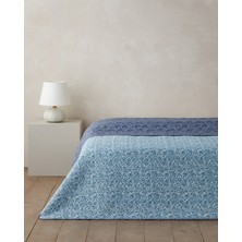 English Home Paisley Celeste  Tek Kişilik Çok Amaçlı Örtü 160x220 cm Mavi