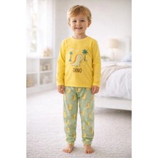 Aden Kids %100 Pamuk Çocuk Uzun Kollu Ince Pijama Takımı