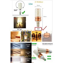 Mikasso E14 Duylu 3 Fonksiyonlu Mısır LED Ampul E 14 Mısır Avize Ampulü Lamba Işık Tasarruflu Ekonomik