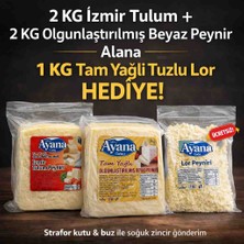 2kg Izmir Tulum + 2kg Olgunlastirilmis Beyaz Peynir Paketi(1kg Tuzlu Lor Hediyeli)