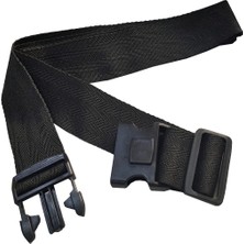 PremiumPort Sağlam Hasta Sedye Emniyet Kemer, Siyah, 2 Metre, Güvenli ve Dayanıklı