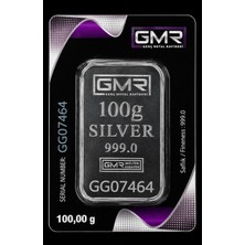 Gmr 100 Gram Külçe Gümüş
