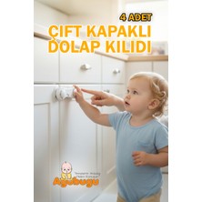 Özgürce Beyaz Renk Çoklu Dolap Güvenlik Kilidi Seti, Pratik ve Kullanışlı