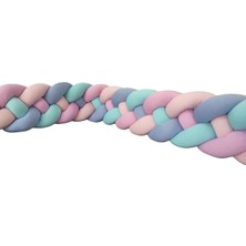 Özgürce Çocuklar Için 4'lü Örgü Korumalık, 90X190CM Montessori Yatak Uyumu