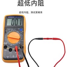 Cleqee P1041 Multımetre Test Uçu Kablo Kiti - Kırmızı/siyah