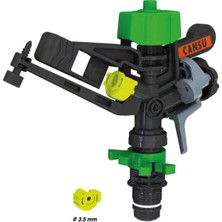 Tuna Tarım Cansu Mini Sprink 3.5 mm Ayarlanabilir Bahçe ve Sera Sulama Fıskiyesi - 10 Adet