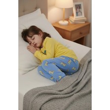 Aden Kids %100 Pamuk Çocuk Uzun Kollu Ince Pijama Takımı