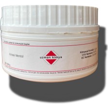 Uzman Kimya Kristal Mentol  – Sauna, Hamam ve Aromaterapi – Kavanoz – Gıda ve Kozmetik Hammaddesi / Menthol