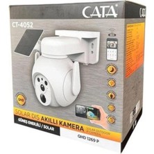 Özgürce Yüksek Çözünürlüklü Solar Dış Mekan Wi-Fi Güvenlik Kamerası