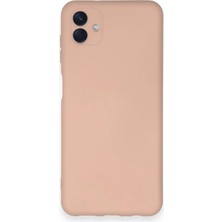 Galaxy A04 Kılıf Nano Içi Kadife - Pudra