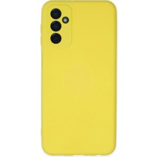 Galaxy M23 Kılıf Nano Içi Kadife - Sarı