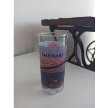 Hureggo Vintage ''coca Cola Marmara''orijinal Cam Bardak & 14 cm