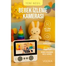 Özgürce Yenilikçi Uzaktan Kontrollü Bebek Kamerası, Gece Görüş, Sesli Konuşma, Isı Takipli