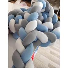 Özgürce Örgü Korumalık 3’lü Set 90X190 cm Montessori Yatak Için Uygun