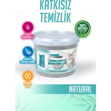 ZeniCat Naturel Bentonit Kedi Kumu 5 Lt – Kokusuz, %100 Doğal, Toz Oranı Azaltılmış