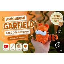 Kreatif Örgü Garfield Amigurumi Örgü Öğrenme Kiti