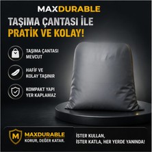 MaxDurable Sfm Ventin 50 Cub Motosiklet Brandası Su Geçirmez 4 Mevsim Boya Dostu Motor Brandası + Taşıma Çantalı