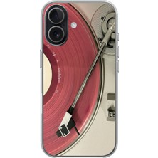 Le Balvo iphone 17 Uyumlu Pembe Plak Baskılı Silikon Kılıf