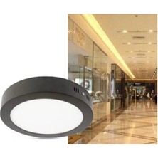 Mikasso CT-5235 Siyah Kasa Sıva Üstü LED ARMATÜR(18W) - Beyaz Işık