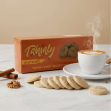 Tahinly Cevizli ve Tarçınlı Kurabiye (120 G) Şekersiz ve Glutensiz Kurabiye