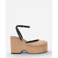 Steve Madden Kosmic  Natural-Black Kadın Bej Topuklu Ayakkabı Kosmic