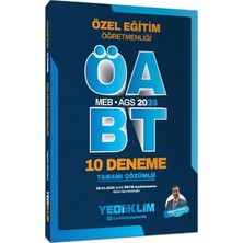 Yediiklim Yayınları 2026 Meb Ags Öabt Özel Eğitim Öğretmenliği Tamamı Çözümlü 10 Deneme