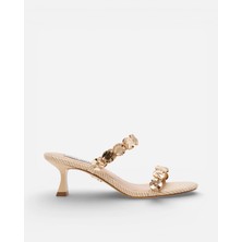 Steve Madden Annika Nat Raffia Kadın Bej Topuklu Terlik Annika Nat Raffia