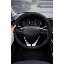 Baghes Universal Direksiyon Kılıfı Siyah Düz Sade Koruyucu Tasarım