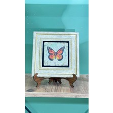 Detay Decor Kelebek Taş Baskı Tablo